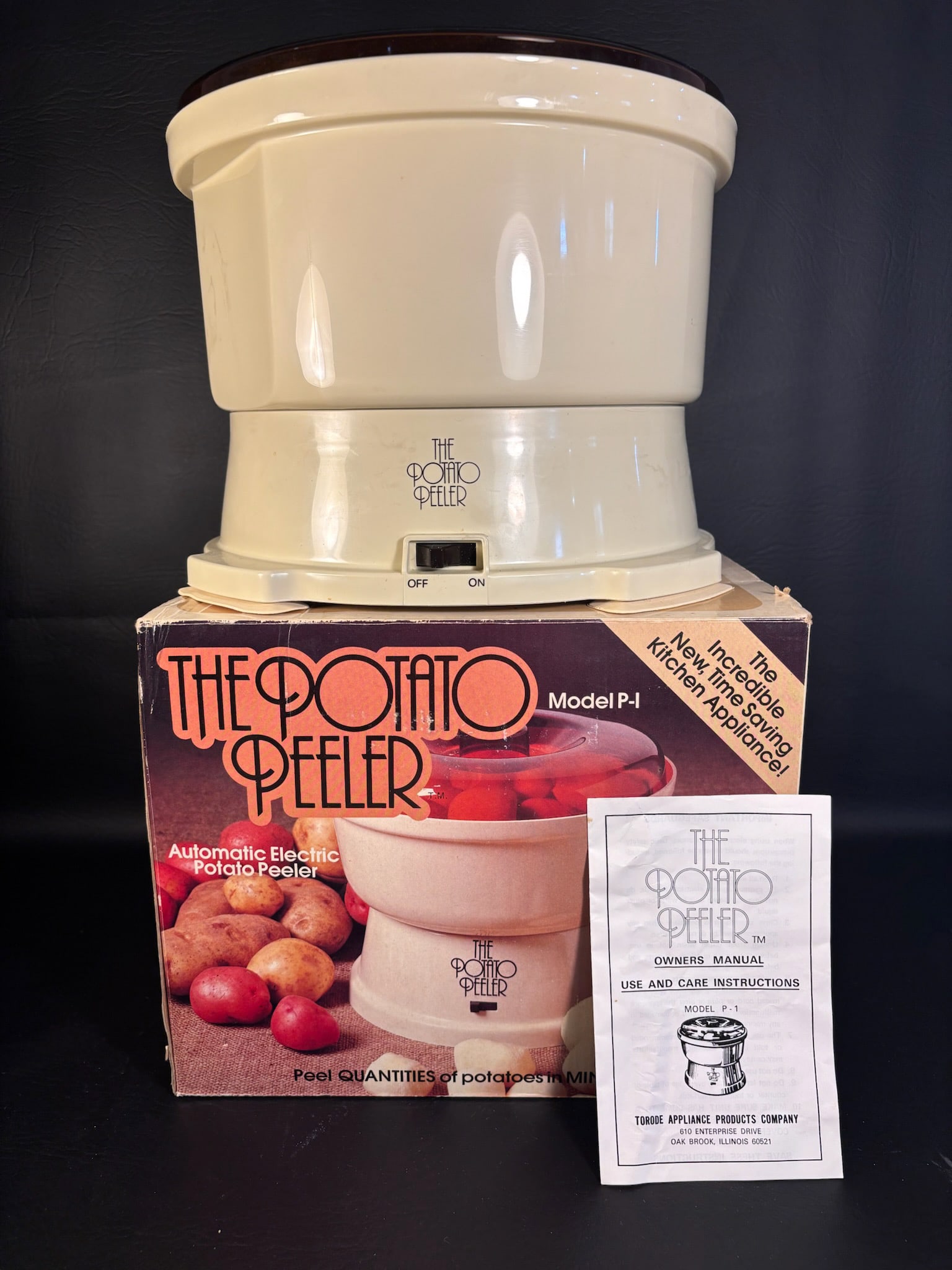 Electric Potato Peeler "The Potato Peeler" by Torode: Item comes exactly as pictured