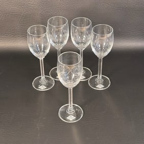 Klingenbrunn Kristallglass Dessert Wine Glasses, Made in Germany Set of 5