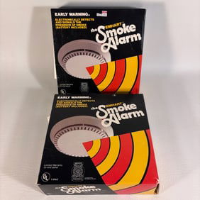 2 Unopened Vintage Smoke Alarms