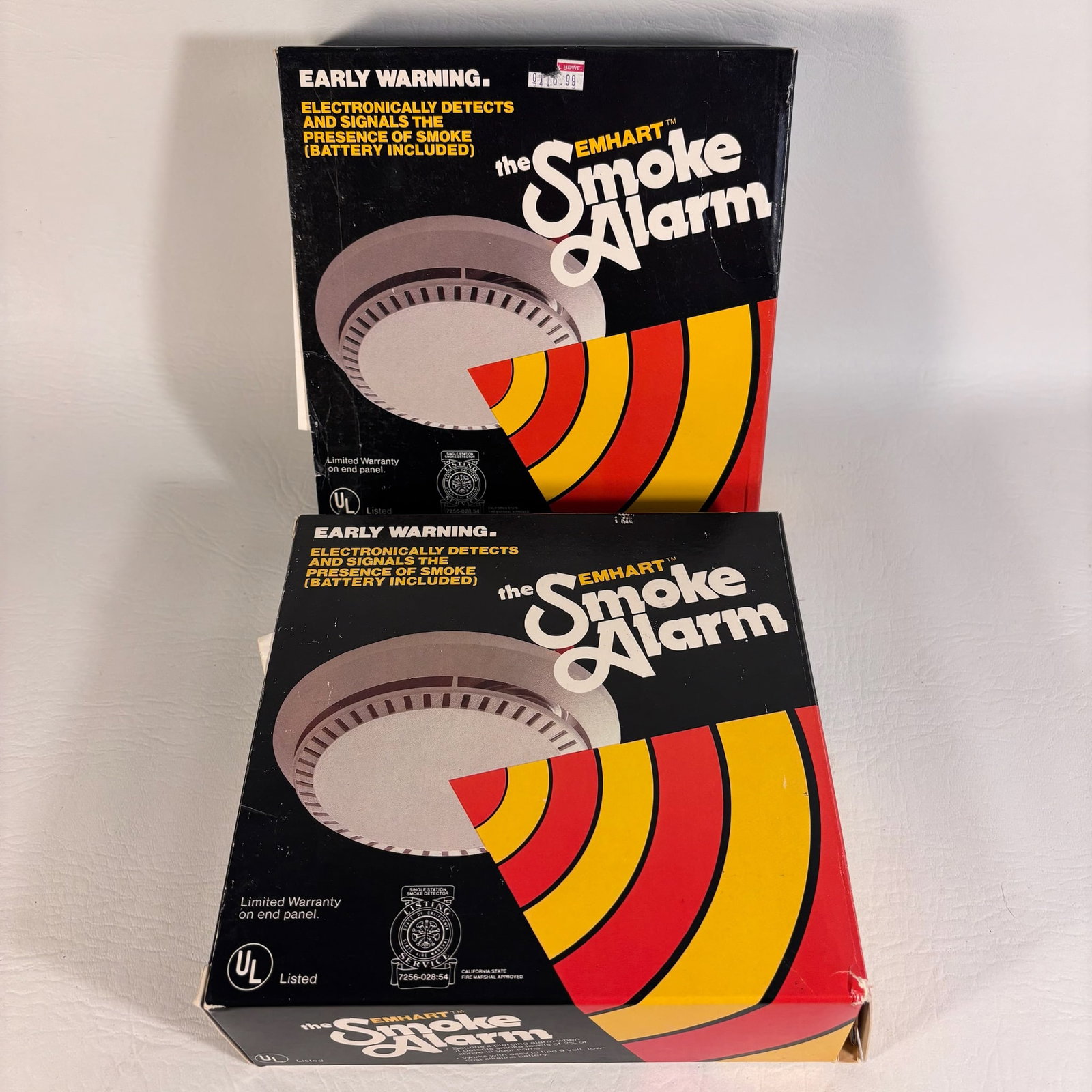 2 Unopened Vintage Smoke Alarms: Item comes exactly as pictured