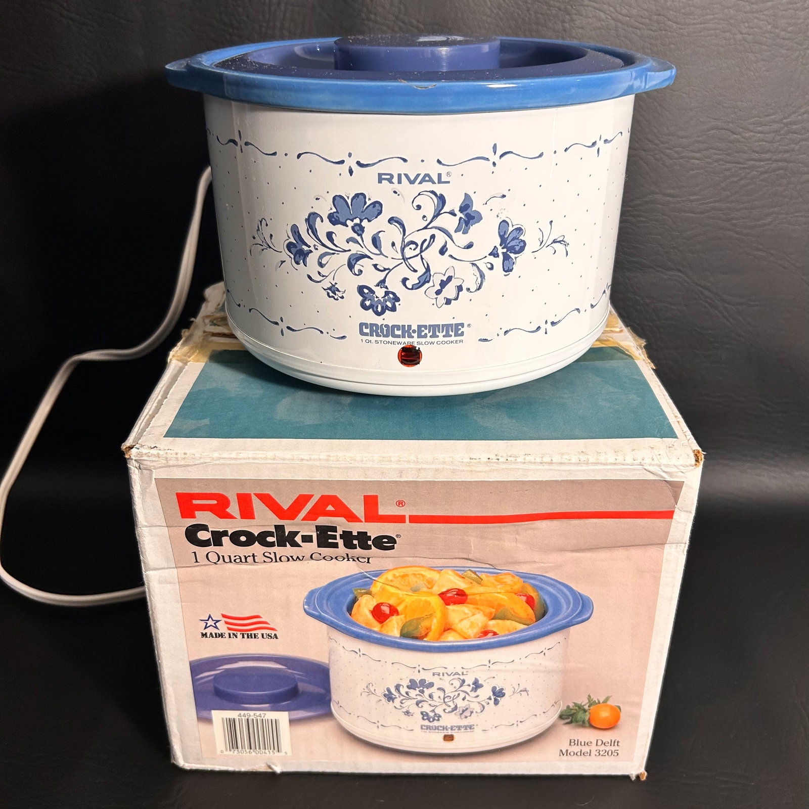 Vintage Rival Crock-ette Slow Cooker: Item comes exactly as pictured