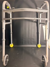 Standard Size Walker with 2 Front Legs on Wheels