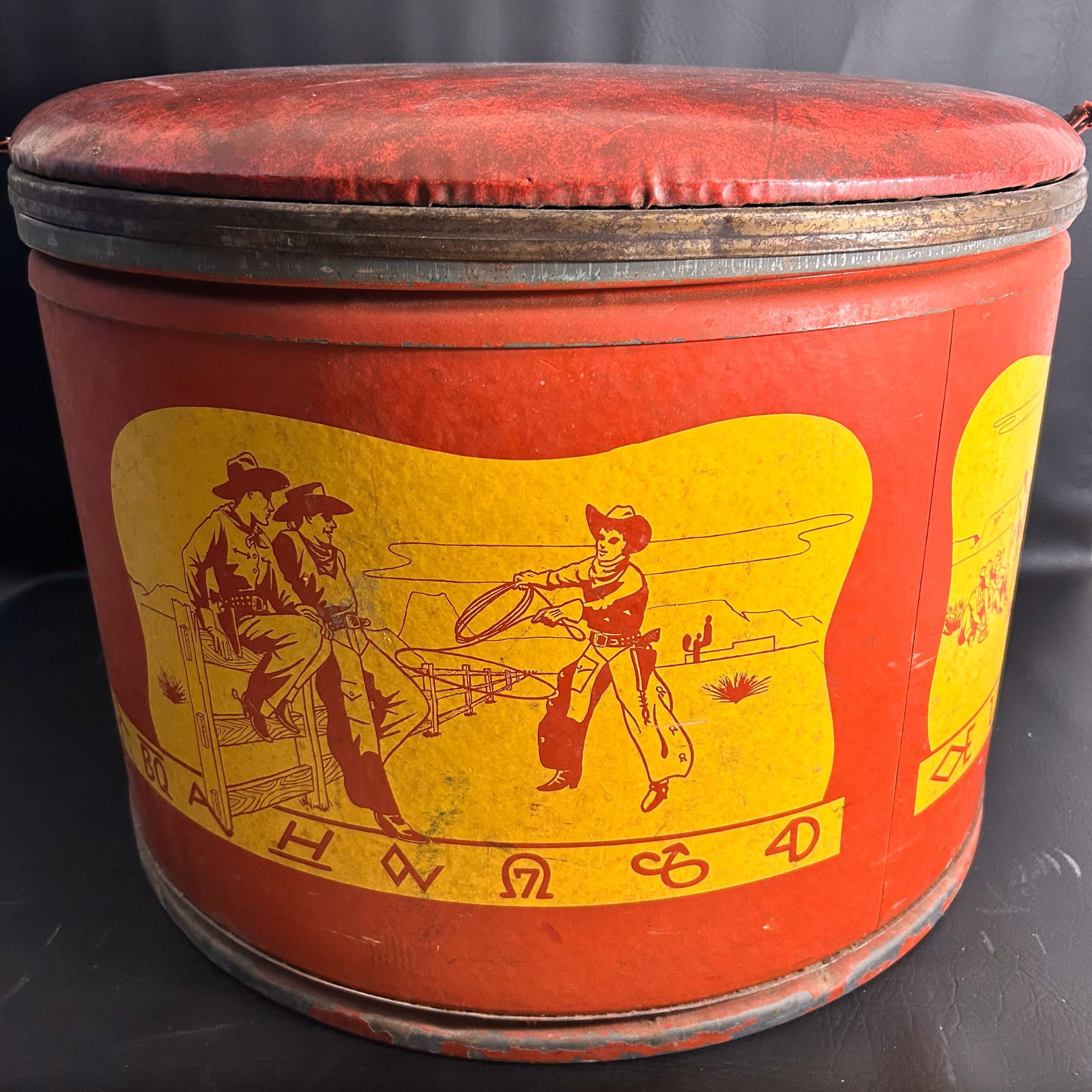 Vintage Barrel Style Children's Toy Chest (1 of 5)