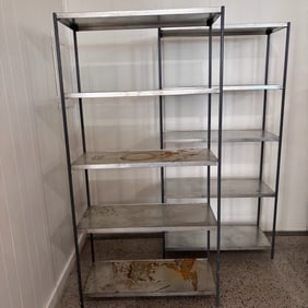 2 Nice Metal Utility Shelves