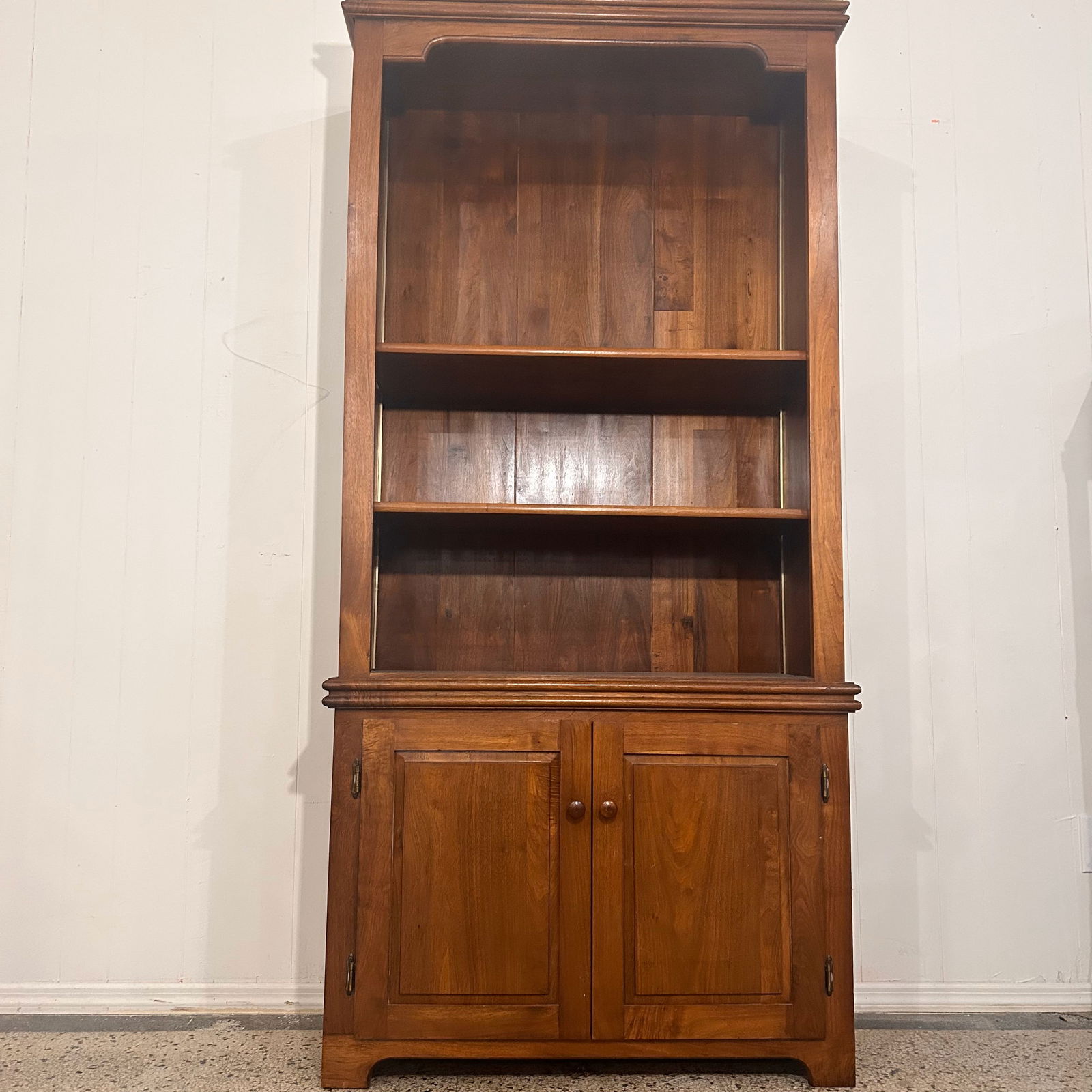 Beautiful Large Bookshelf Display Storage Multiuse 2 Piece Cabinet (1 of 8)