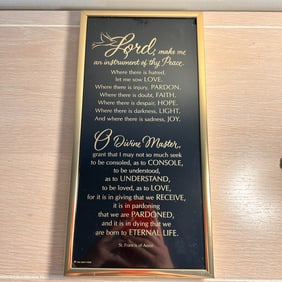 1995 Inspirational Christian Hanging Wall Accent, USA MADE