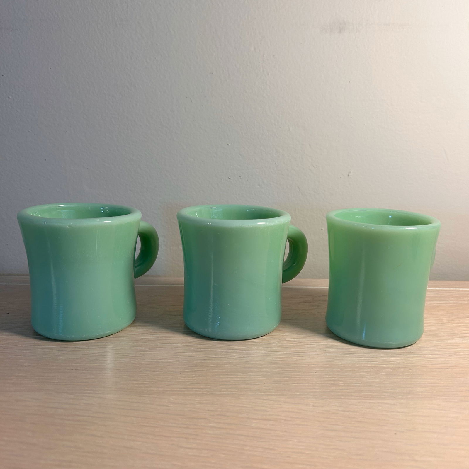 Fire King Jadeite Mugs by Anchor Hocking USA MADE (3) (1 of 3)