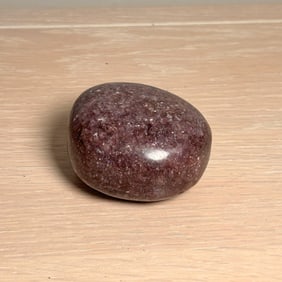 Tumbled Lepidolite Circular Stone