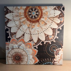 Mandala Design Studded Wall Art