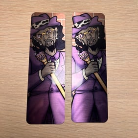1 of a kind, Custom Made "A Pimp Named Slickback" Boondocks Metal Bookmarks