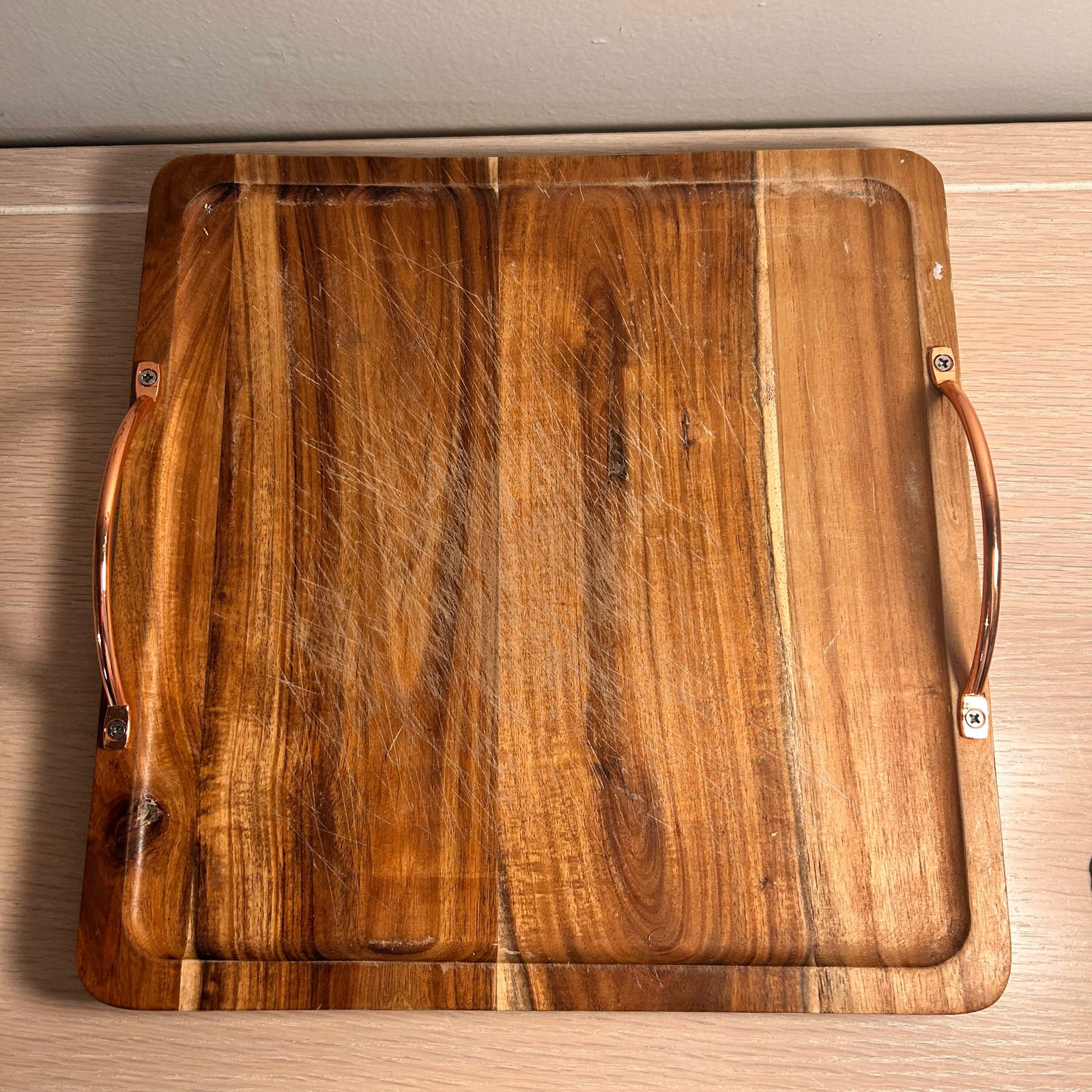 Wooden Charcuterie Board with Handles (1 of 3)