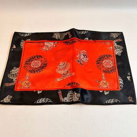Vintage Oriental Japanese Rayon Square
