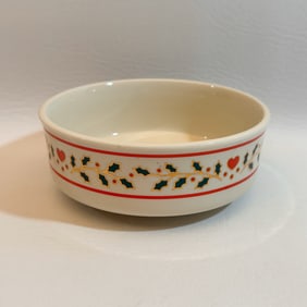 Vintage Holiday Trinket Dish, DECOR ONLY