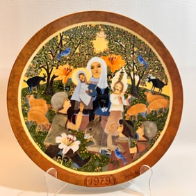 1979 Hedi Keller Collectable Plate "Die Anbetung" Made in Bavaria