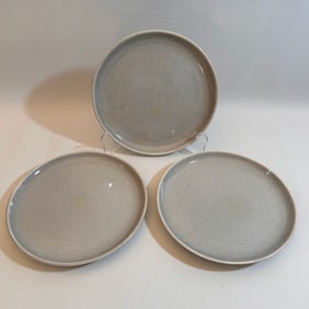 Vintage Russel Wright Steubenville Pottery Bread Plate Set of 3, USA MADE