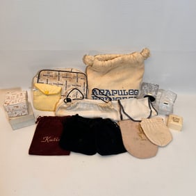 Lot of Misc Jewelry Cases and Sacks