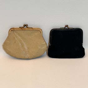 Antique Clasp Coin Purse Pair