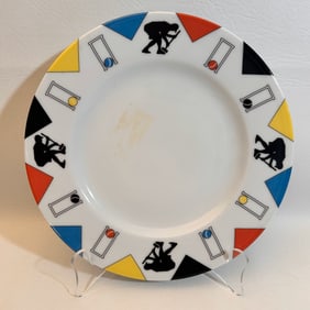 Jane Farley Simonds Croquet Decorative Display Plate