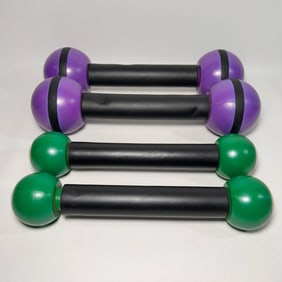 2 Sets of Zumba Toning Sticks, 2.5 and 1 lb