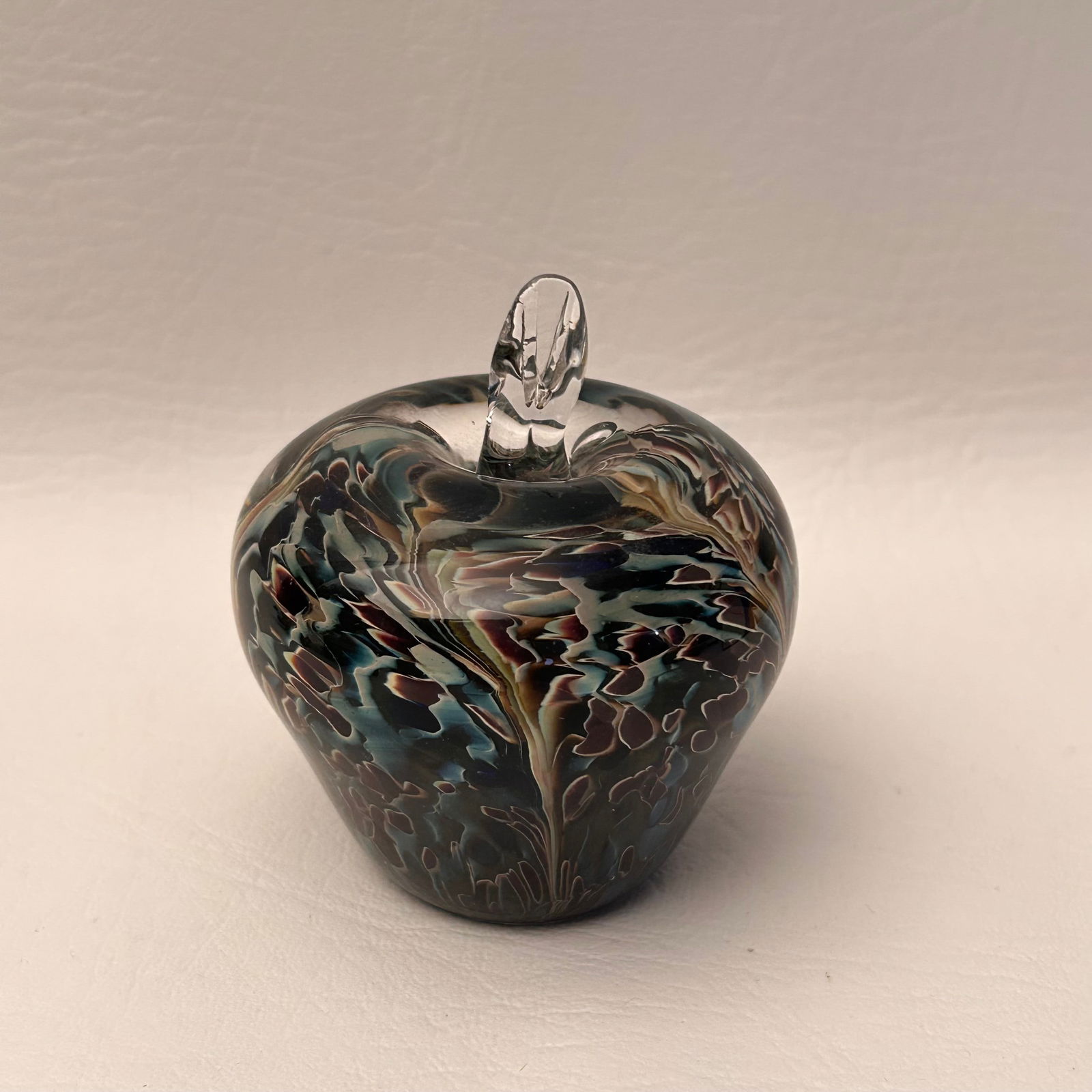 Adzian Sankey Handmade Apple Paperweight: W3in H3in