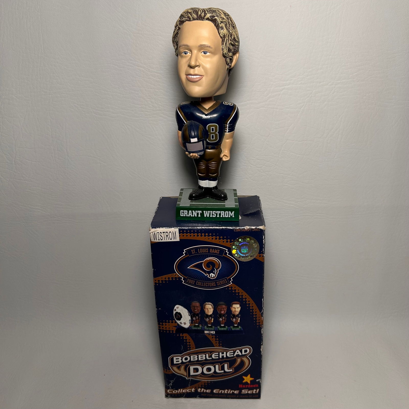 NEW STL RAMS Vintage Grant Wistrom Bobble Head NEW (1 of 4)