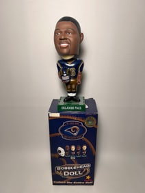 NEW STL RAMS Vintage Orlando Pace Bobble Head NEW