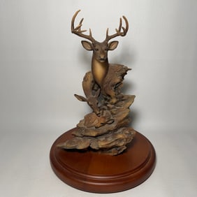Tranquil Moment by Mill Creek Studios Handpainted Cold Cast Sculpture