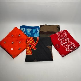 5 Cotton Bandanas