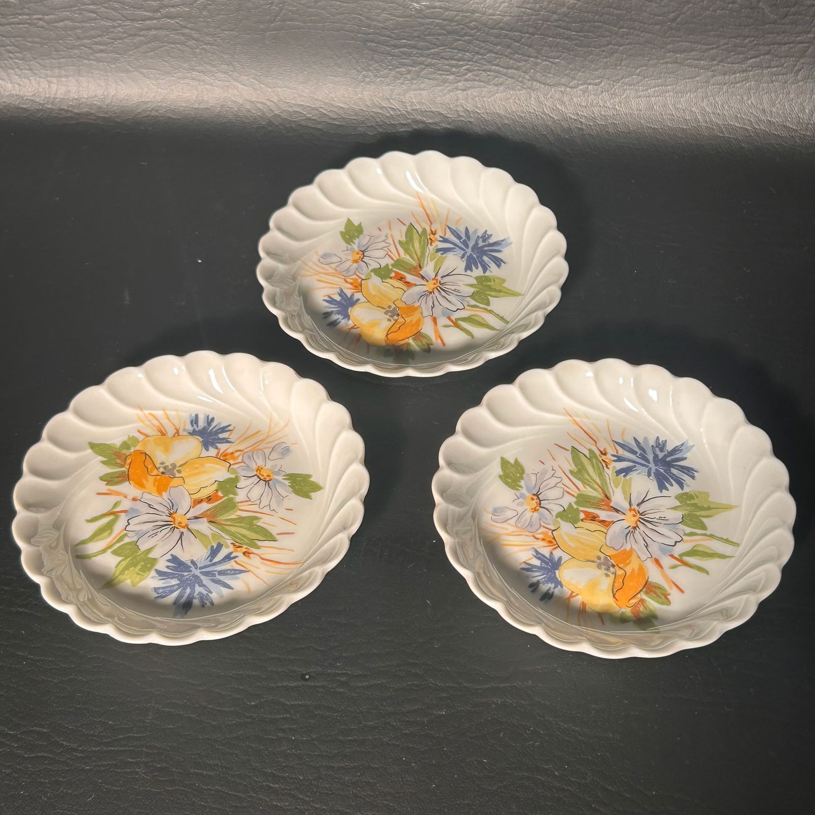Vintage Haviland Limoges Daisy & Dogwood Butter Dish Set of 3, FRANCE (1 of 3)
