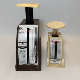 Vintage Gram Scale Pair 2lb Capacity Postal Scale and Weight Watchers