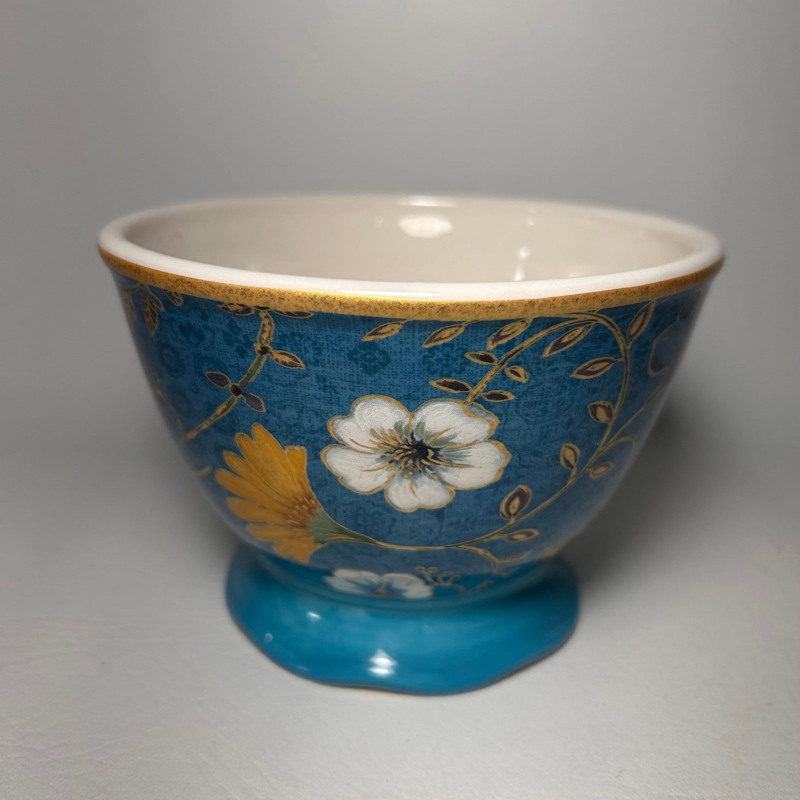 Certified International Exotic Garden by Daphne Brissonnet Small Snack Bowl: W5.5in H4in