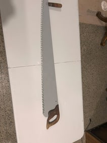 Antique Timber Cross Cut Hand Saw