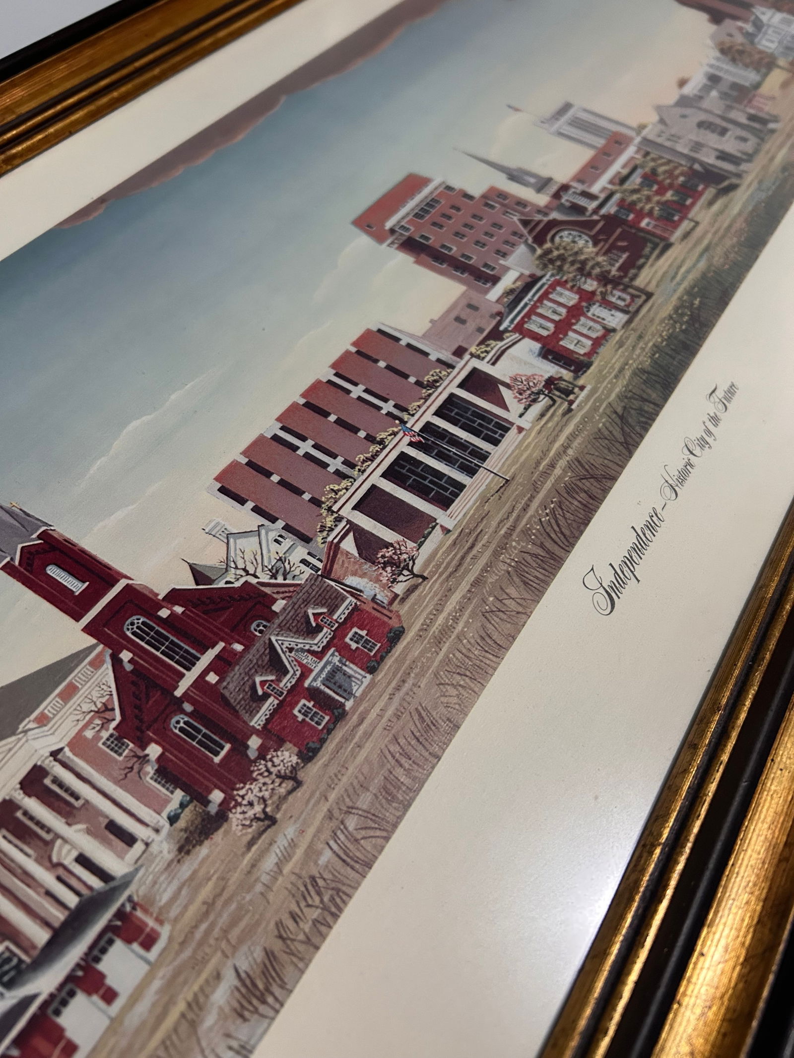 Signed Print "Independance, The City of the Furute" Sidney Moore 65/200 (1 of 6)