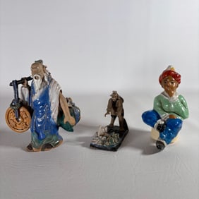 Three Misc. Asian Figurines