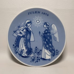 1973's Promise of the Saviour Christmas Plate, NORWAY