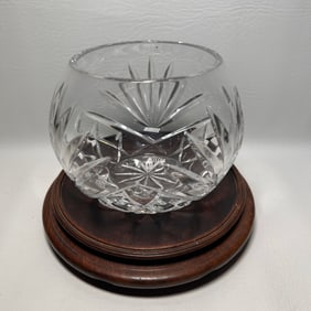 Wedgwood Crystal Rose Bowl