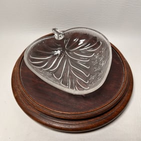 Vintage Strawberry Glass Trinket Dish