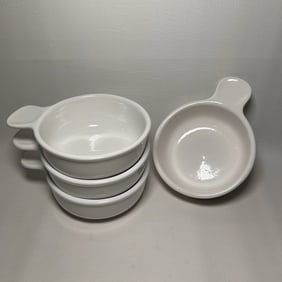 FrenchWhite Stoneware Corningware Soup Bowl Set of 4, 15oz