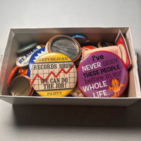 Reproduction Pins or Non Political Vintage Pins