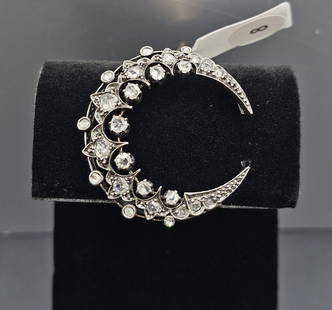 Antique Victorian Rose Cut Diamond Gold Brooch & Earrings: These Antique Victorian items are gold topped with silver.