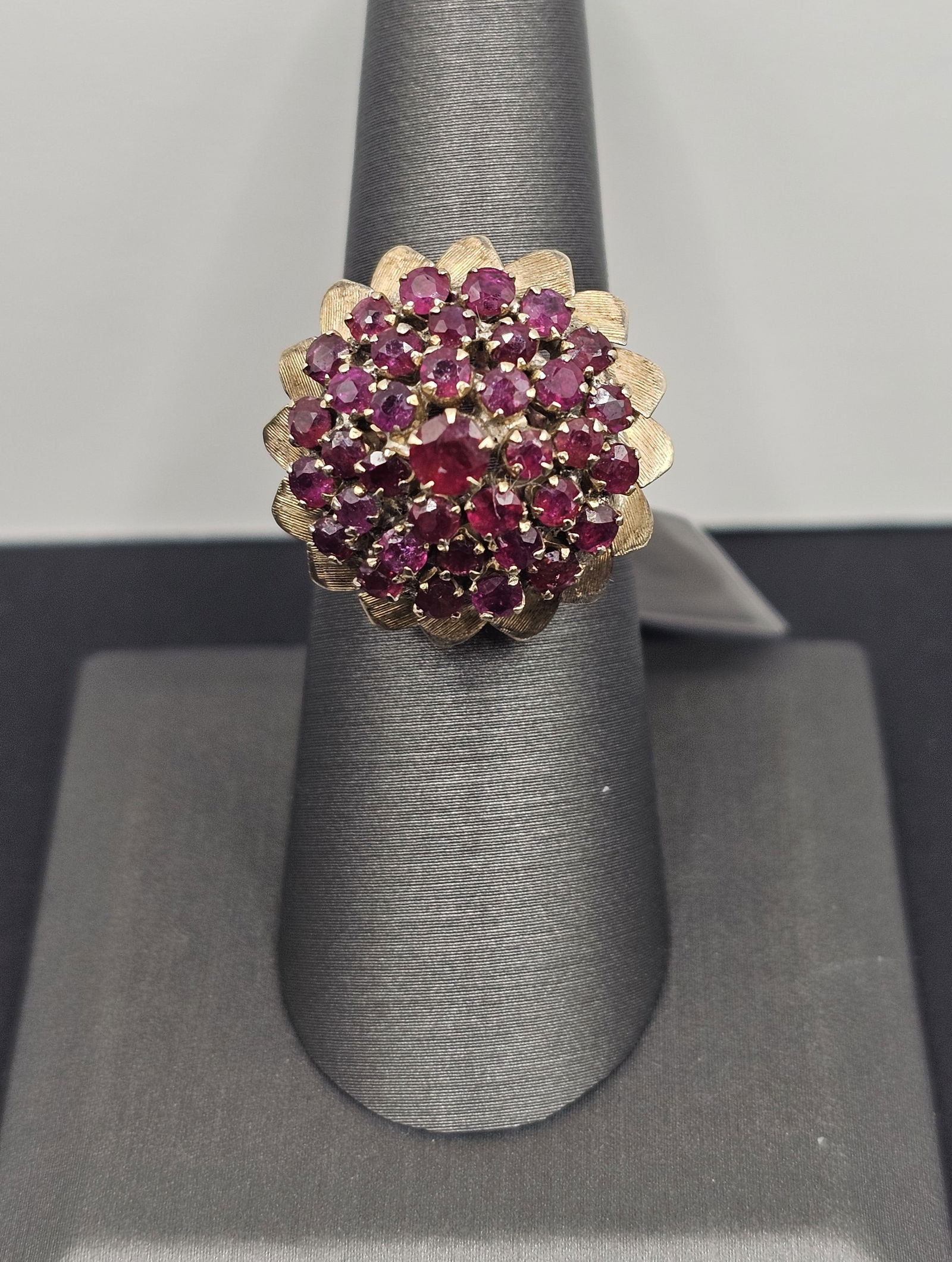 Thai Ruby 18K Princess Ring (1 of 5)