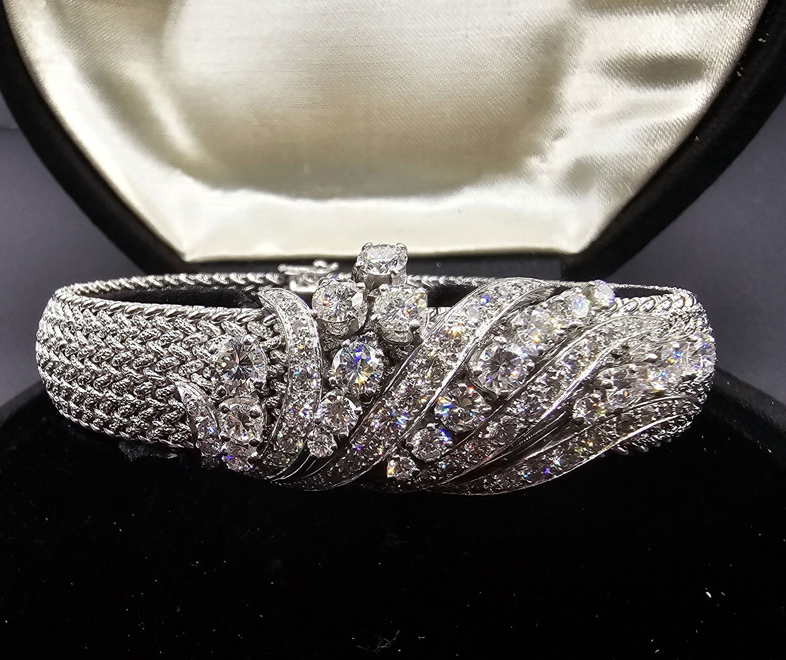 Diamond White Gold Bracelet (1 of 8)