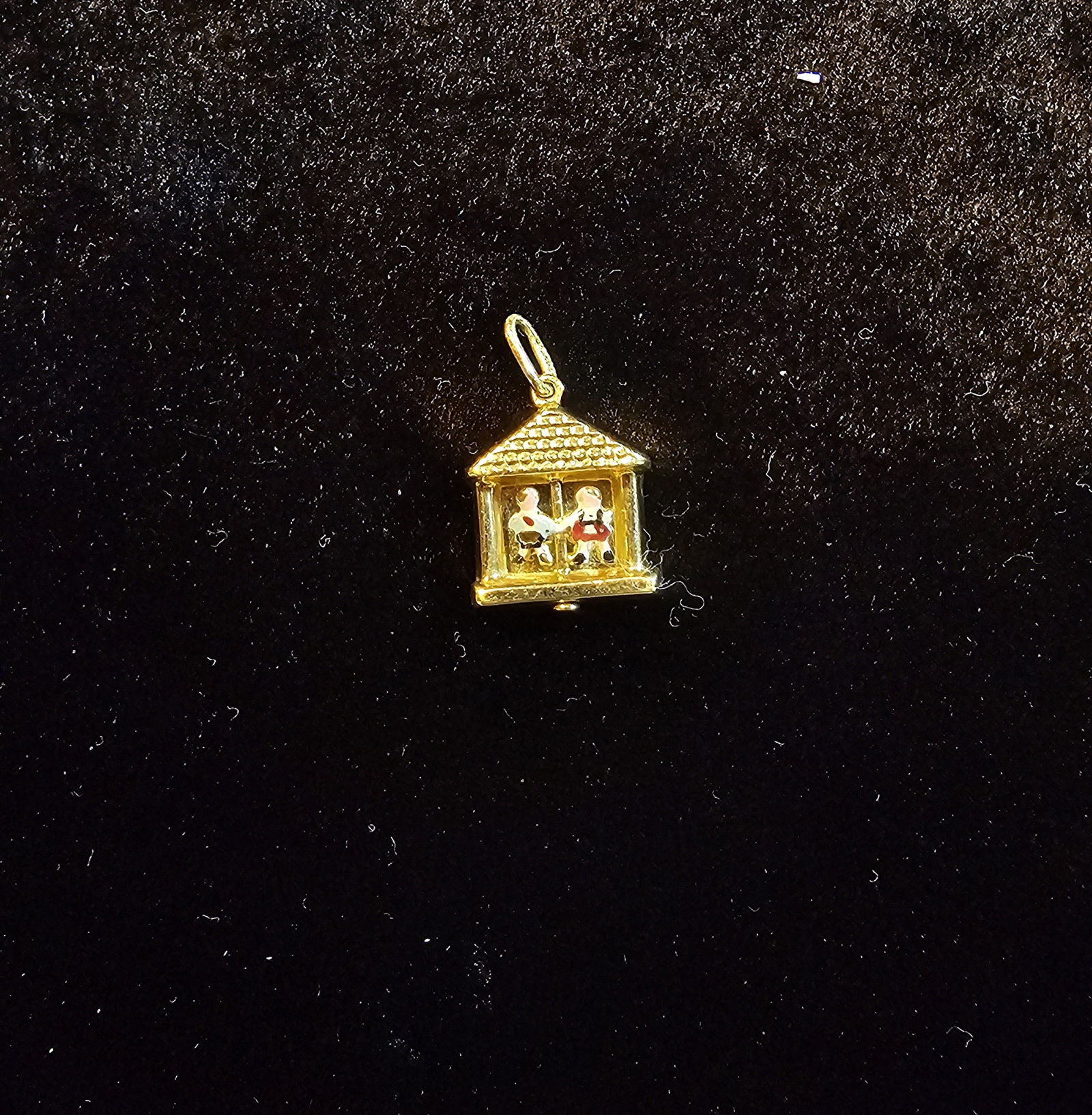 Gold German Carousel Charm (1 of 2)