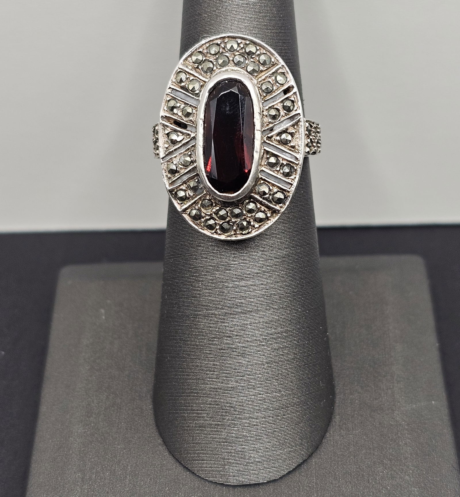 925 Silver Ring, Victorian Style (1 of 2)