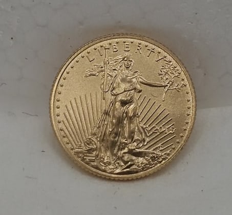 Uncirculated 2015 American Eagle $5 Gold Coin (1 of 1)