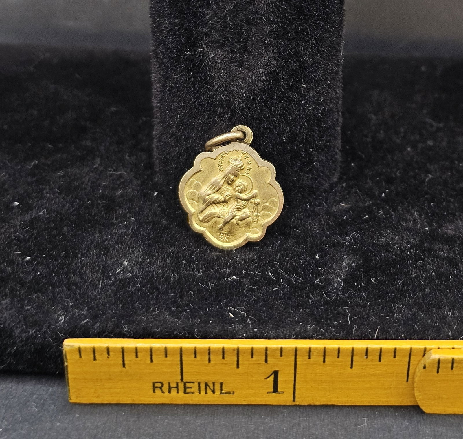 14K Madonna Charm - 2