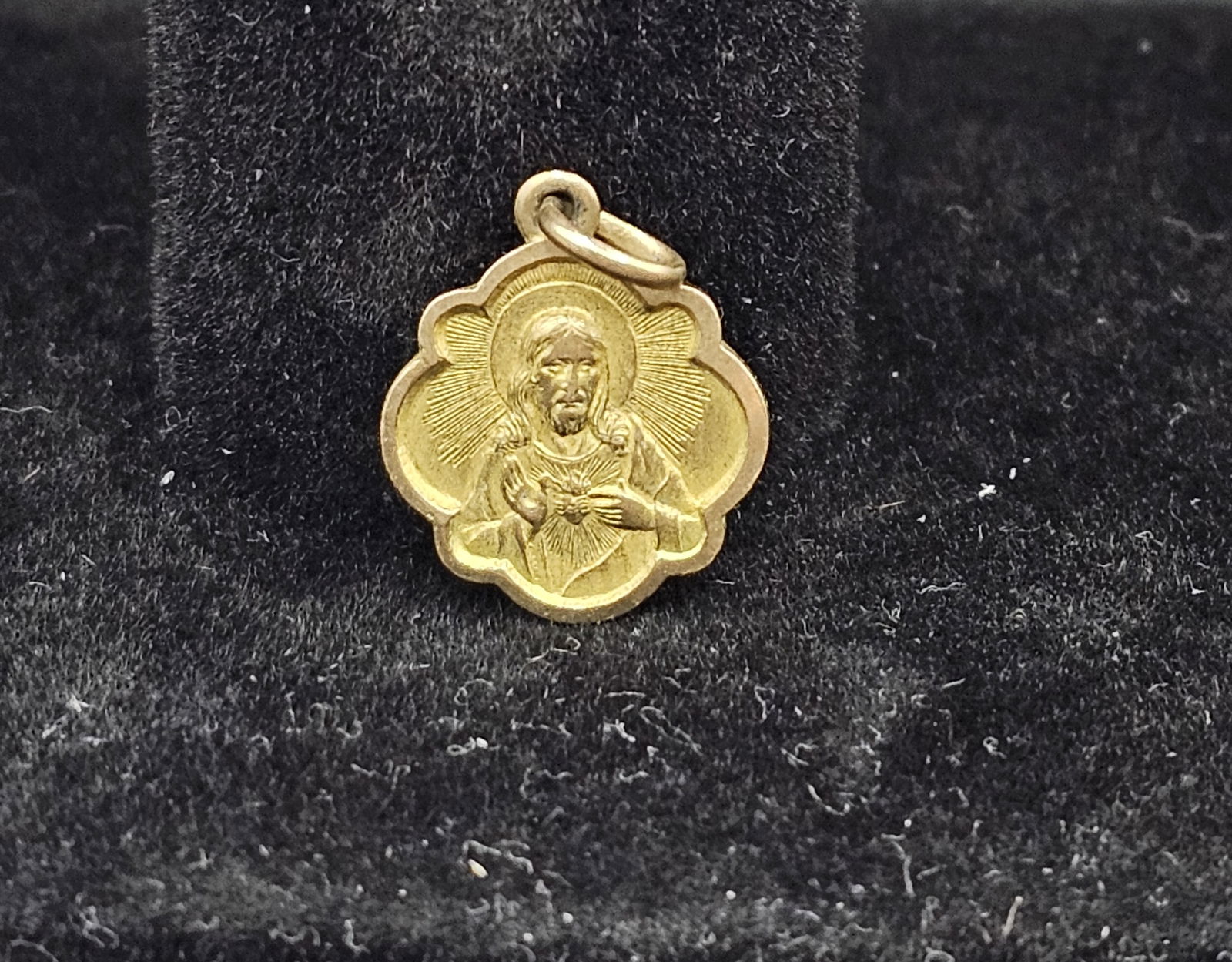 14K Madonna Charm - 3