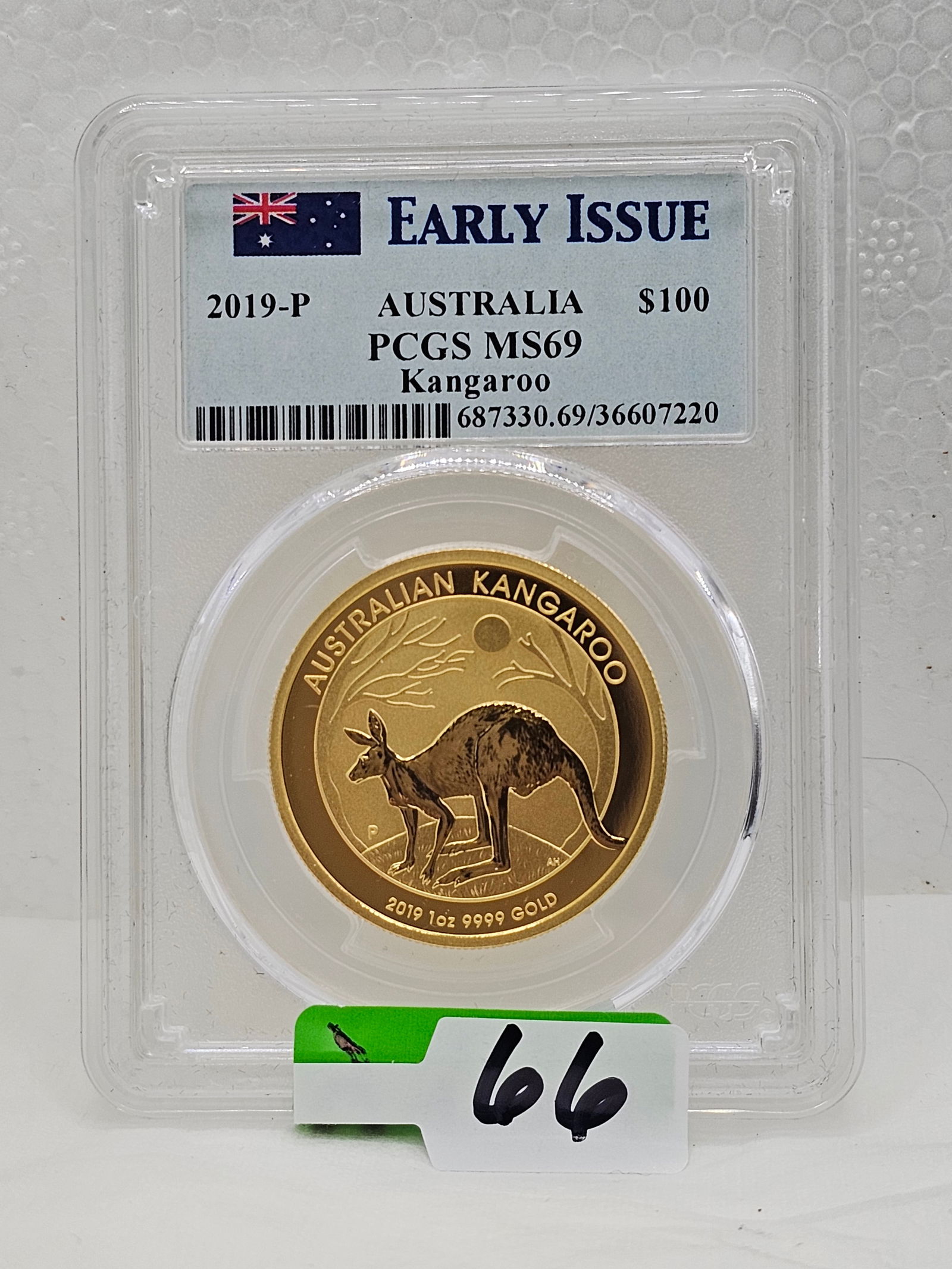 2019-P Early Issue $100 Australia Kangaroo: 2019-P Early Issue $100 Australia Kangaroo
