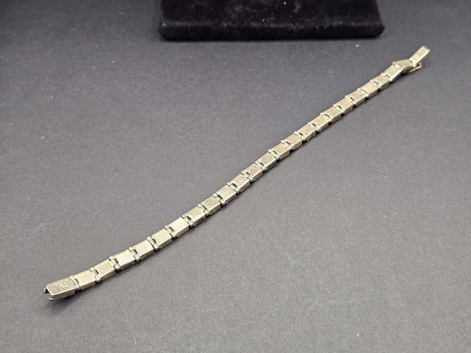 950 Silver Bracelet with Lapis Lazuli: 950 Silver Bracelet with Lapis Lazuli