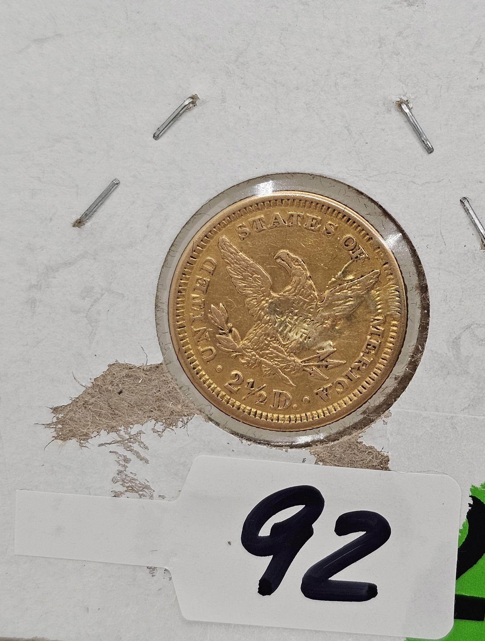 1907 Liberty Head $2.50 Gold Coin: 1907 $2.50 Gold Coin